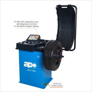 APO-7080 Self-Calibrating Wheel Balancer